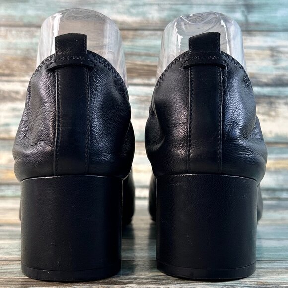 Cole Haan Aviana Pumps Womens 9B Black Leather Dress Work Shoes Low Block Heel - Picture 6 of 12